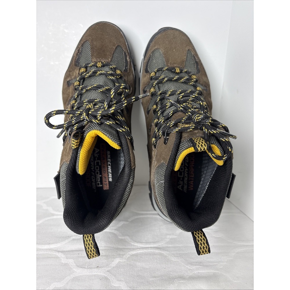 Skechers Rickter Branson Shoes Mens Size 8 Khaki Black Hiking 204910/KHK - Picture 7 of 10